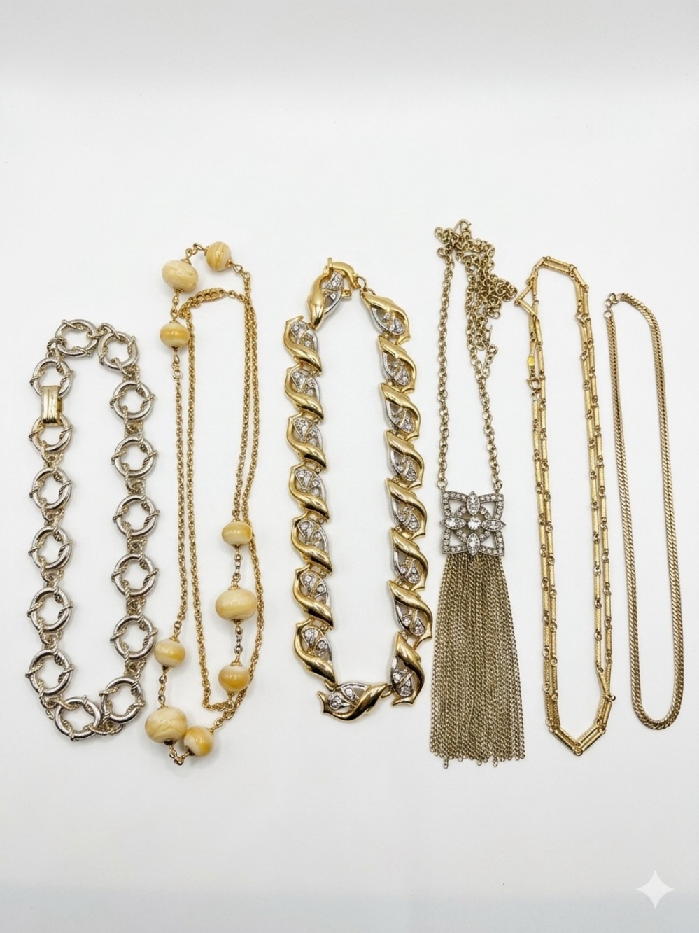 VENDOME and more Gold & Silver Two-Tone Link necklaces - Lot